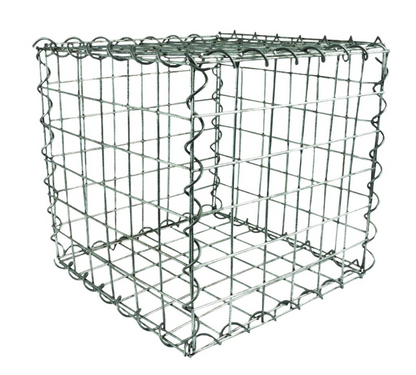 Galvanised Gabion - 1.5 x 1 x 1m - 3" x 3" Mesh - 3mm Wire