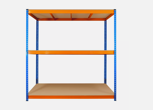 Warehouse Racking Storage - 1800mm Height Metal Shelving Units 3 Shelves