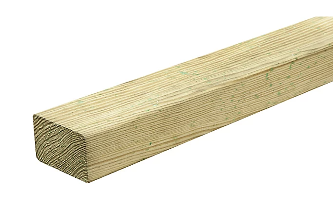 Aldan Pine Deck joist (L)2.4m (W)38mm (T)62mm